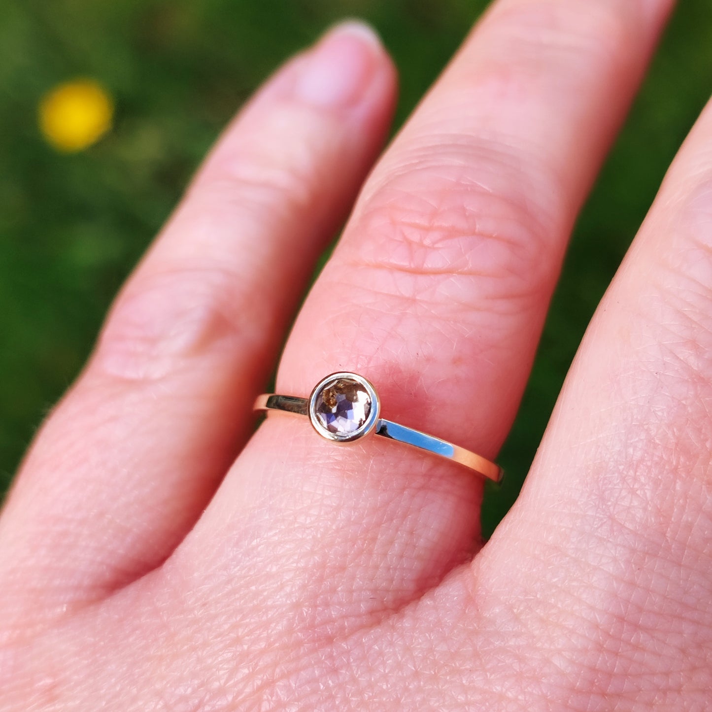 Gold Zircon ring