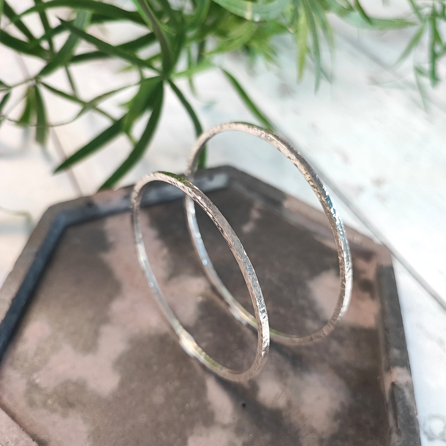 Sterling silver bangles