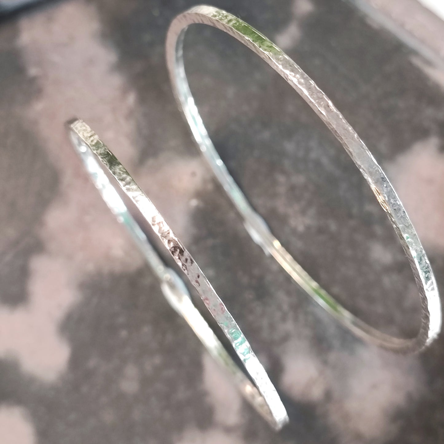 Sterling silver bangles