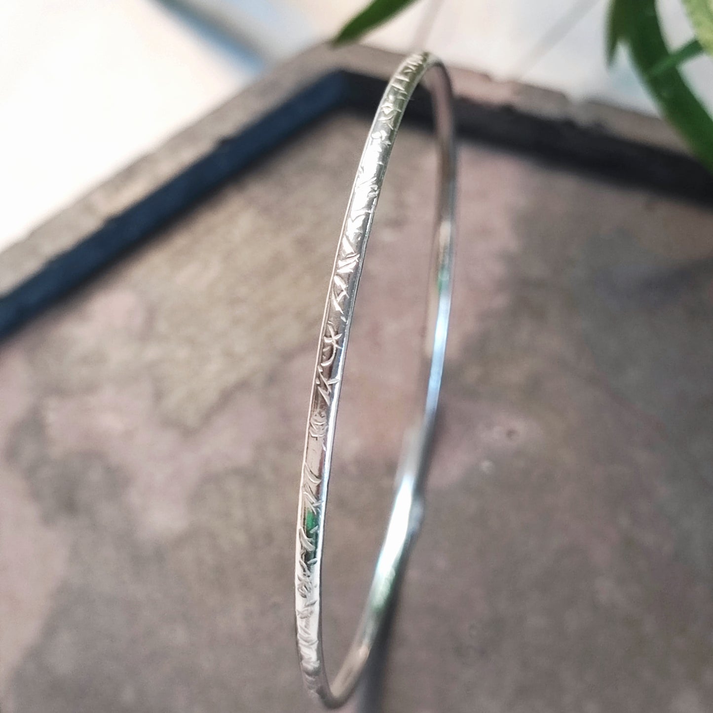 Sterling silver bangles