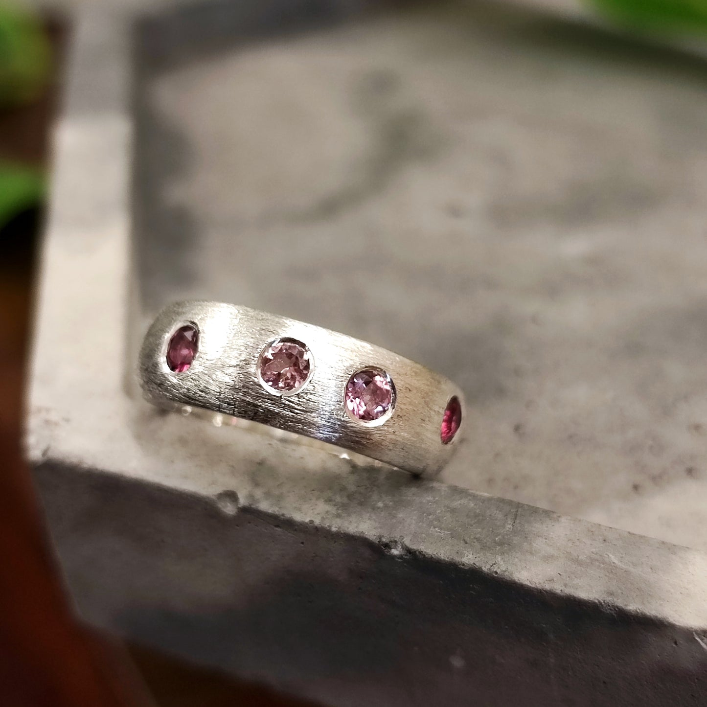 Quattro Pink Tourmaline Ring