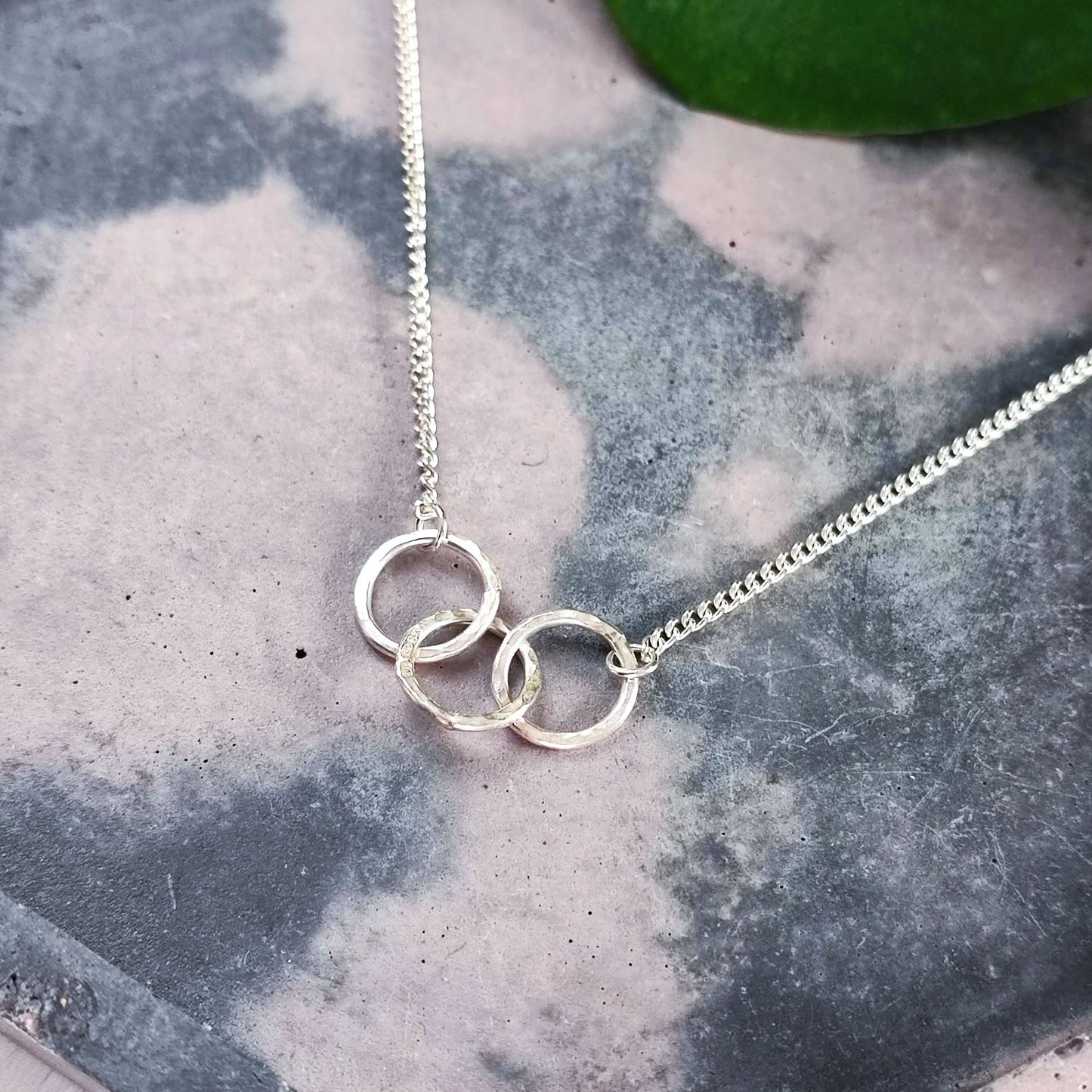 Interlocking Hoop Necklace