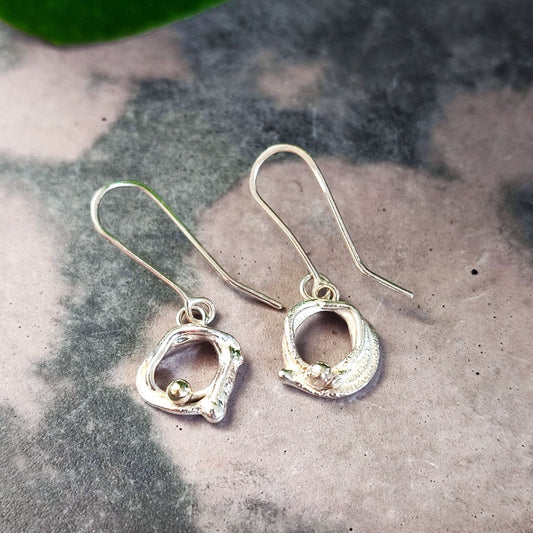 Organic Nest Drop Earrings