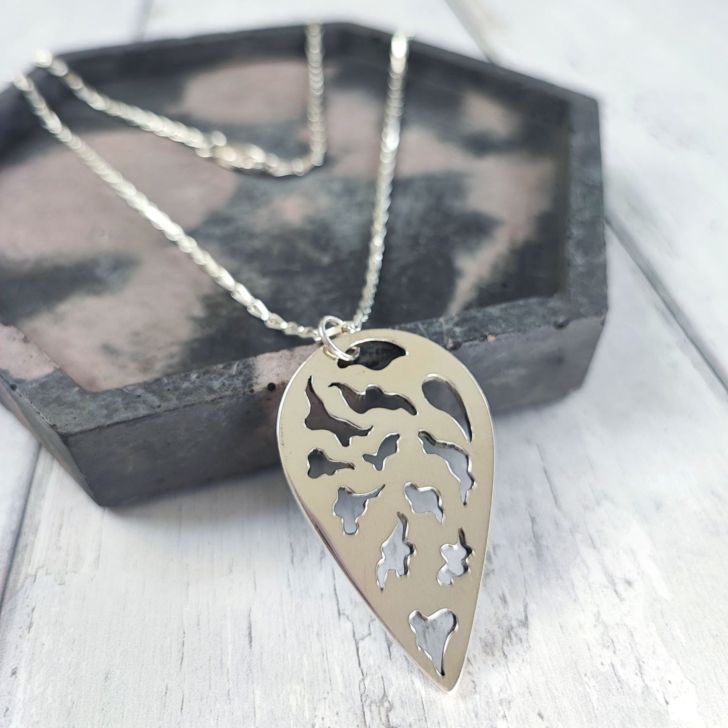 Patience Teardrop Pendant