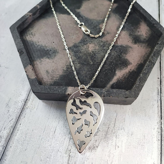 Patience Teardrop Pendant