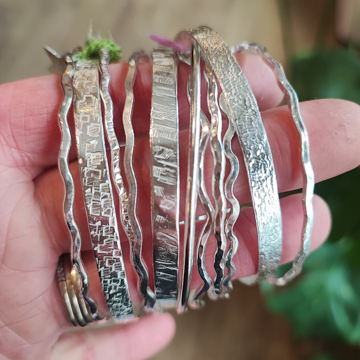 Silver Stacking Bangles Jewellery Making Workshop