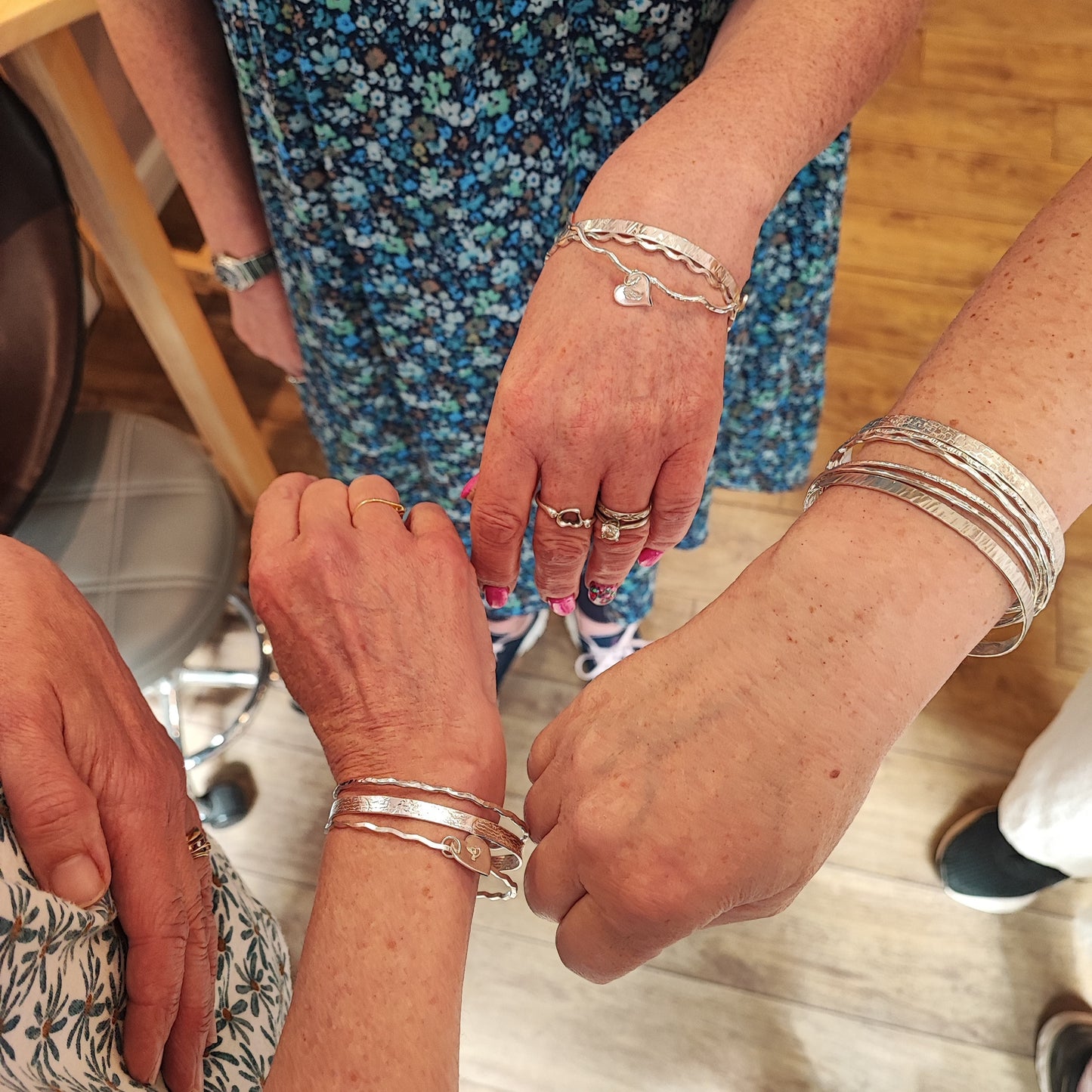 Silver Stacking Bangles Jewellery Making Workshop