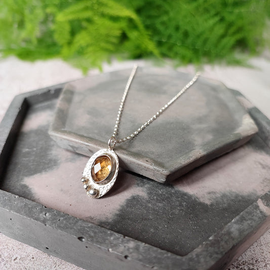 Citrine ‘Lunar’ Necklace