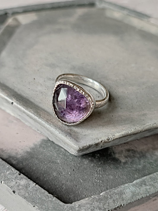 Chunky Ametrine Ring