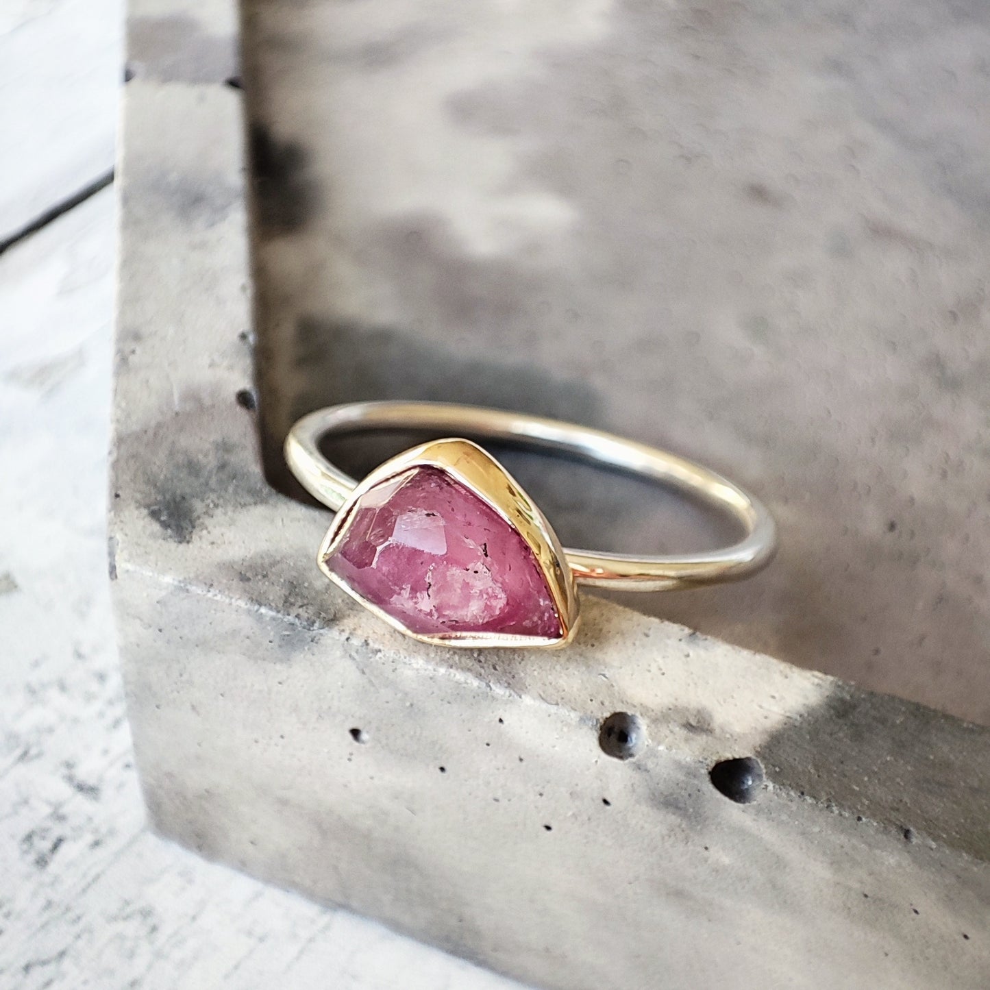 'Juicy' Tourmaline Rings