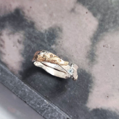 Silver and Gold Bygone Ring