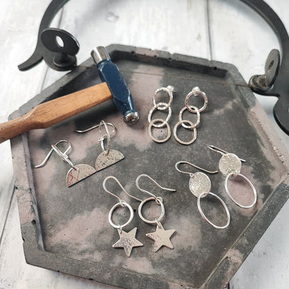 Silver Earrings Jewellery Making Workshop