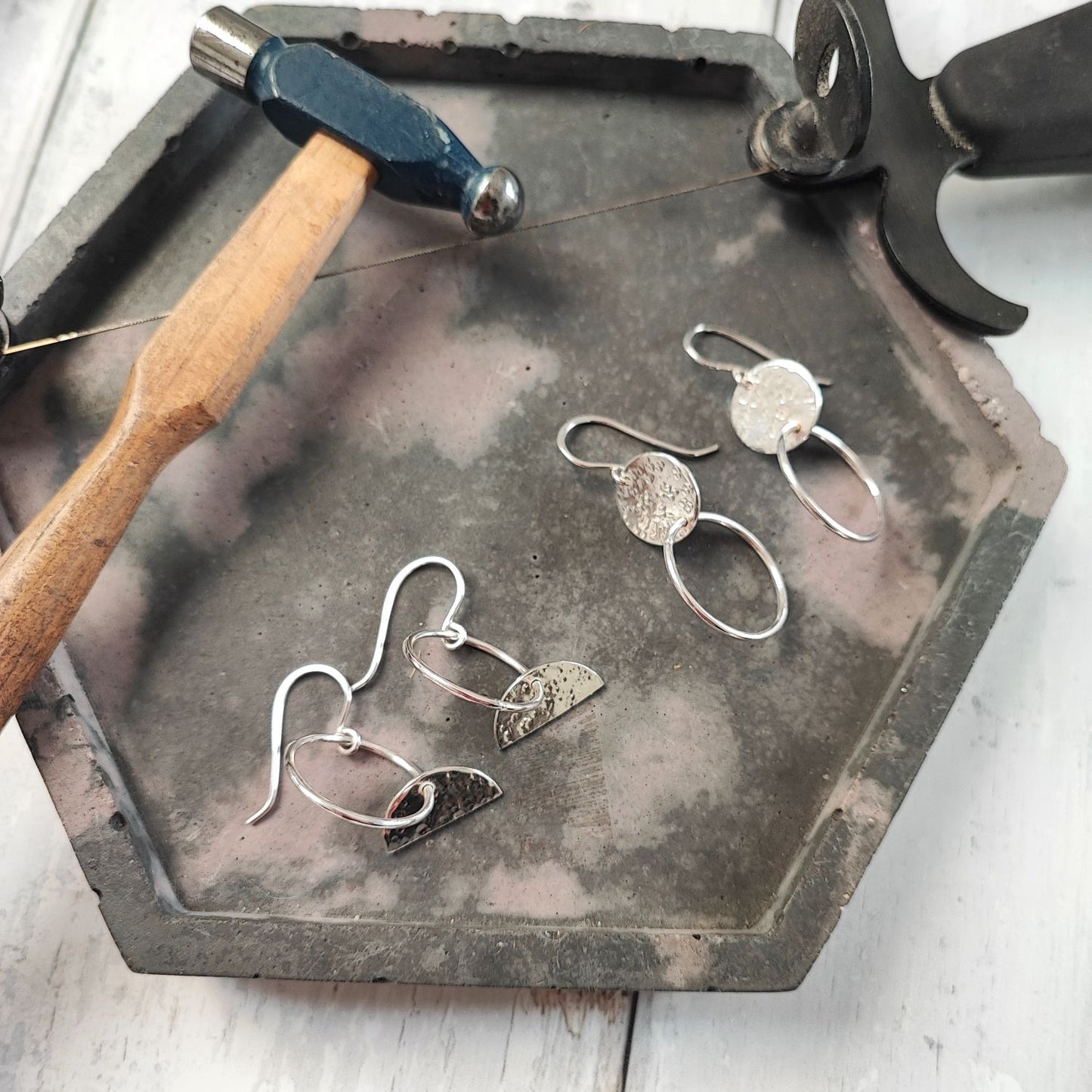 Silver Earrings Jewellery Making Workshop