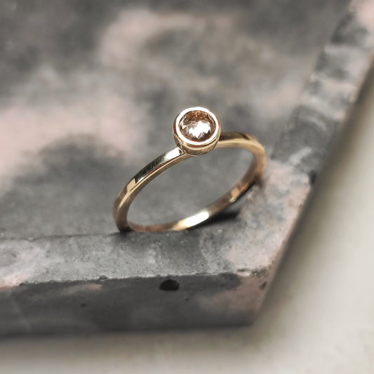 Gold Zircon ring