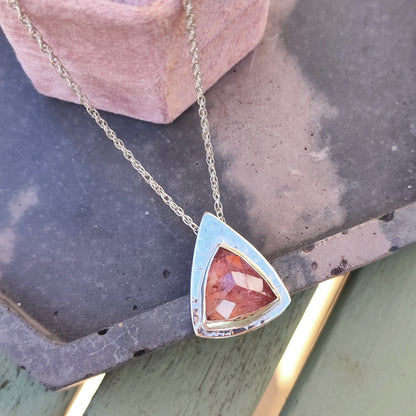 'Juicy' Peach Tourmaline Pendant