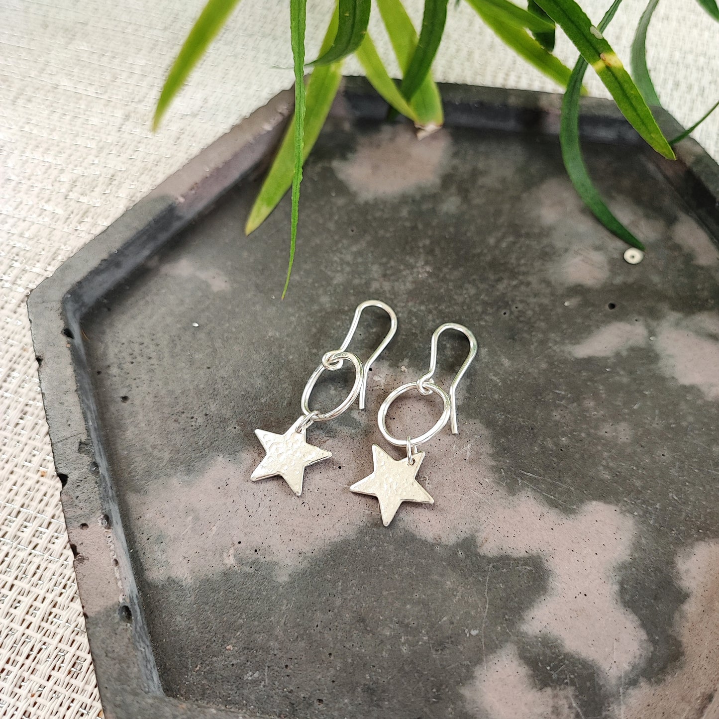 Hoop Star Earrings