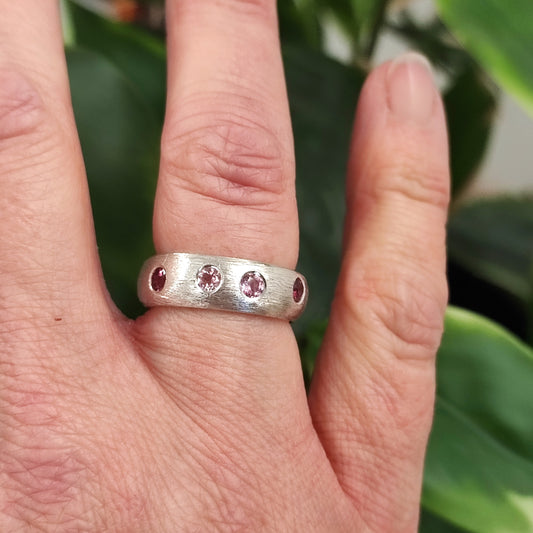 Quattro Pink Tourmaline Ring
