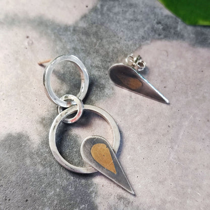 Keum-Boo Asymmetric Earrings