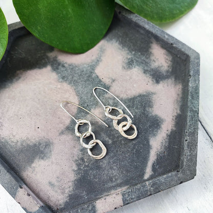 Molten Drop Hook Earrings