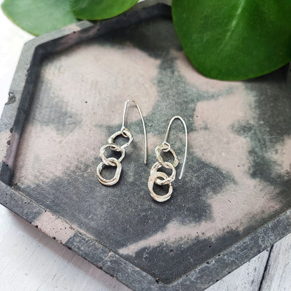 Molten Drop Hook Earrings