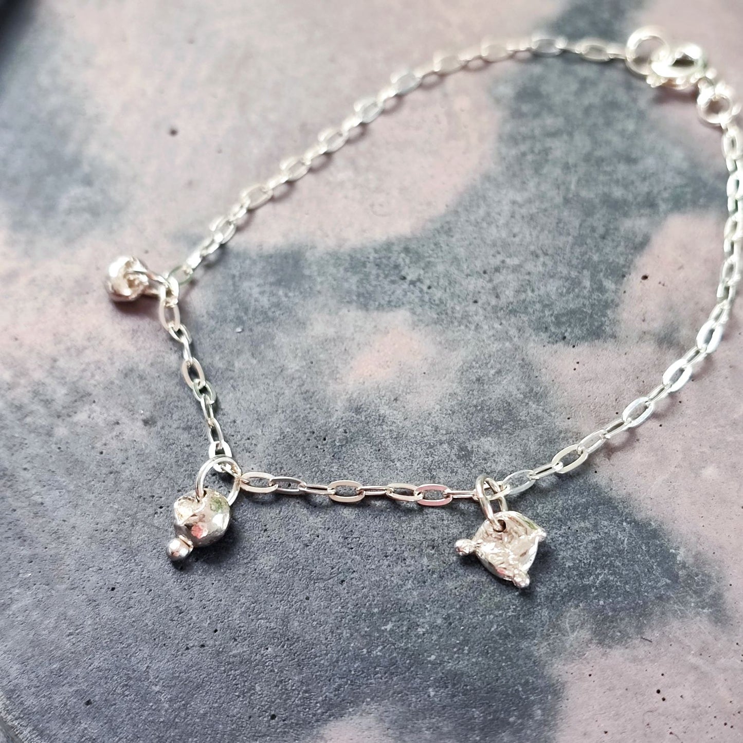 Molten Puddle Charm Bracelet