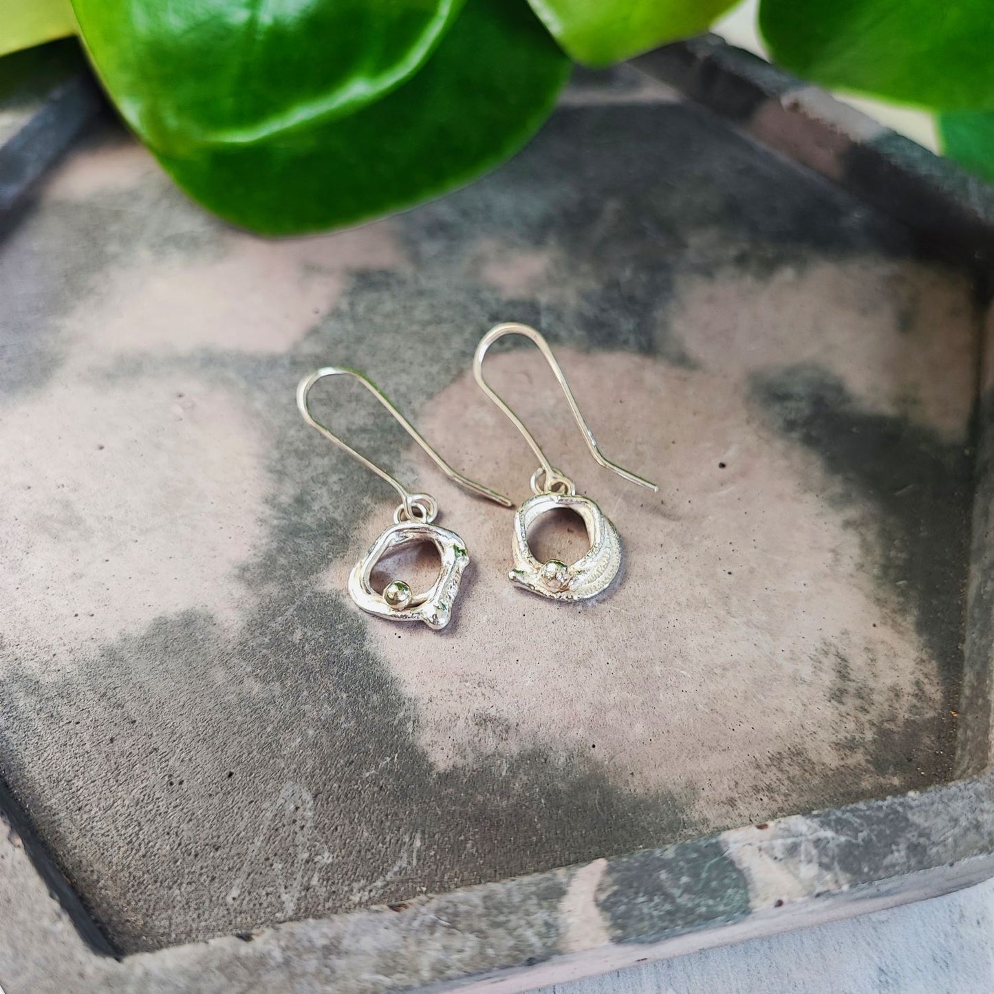 Organic Nest Drop Earrings