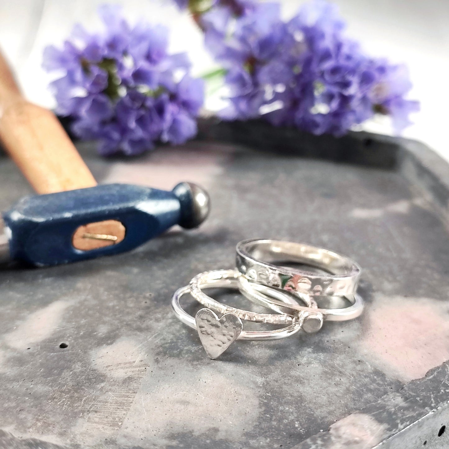 Silver Stacking Rings Jewellery Making Workshop