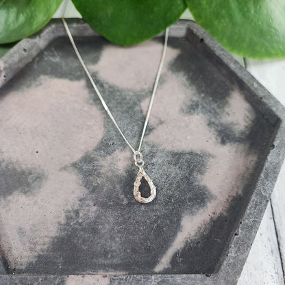 Teardrop Organic Nest Necklace