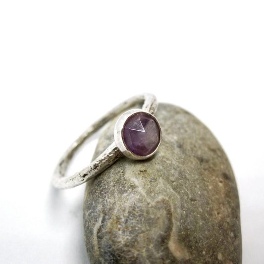 Amethyst Reticulated Ring