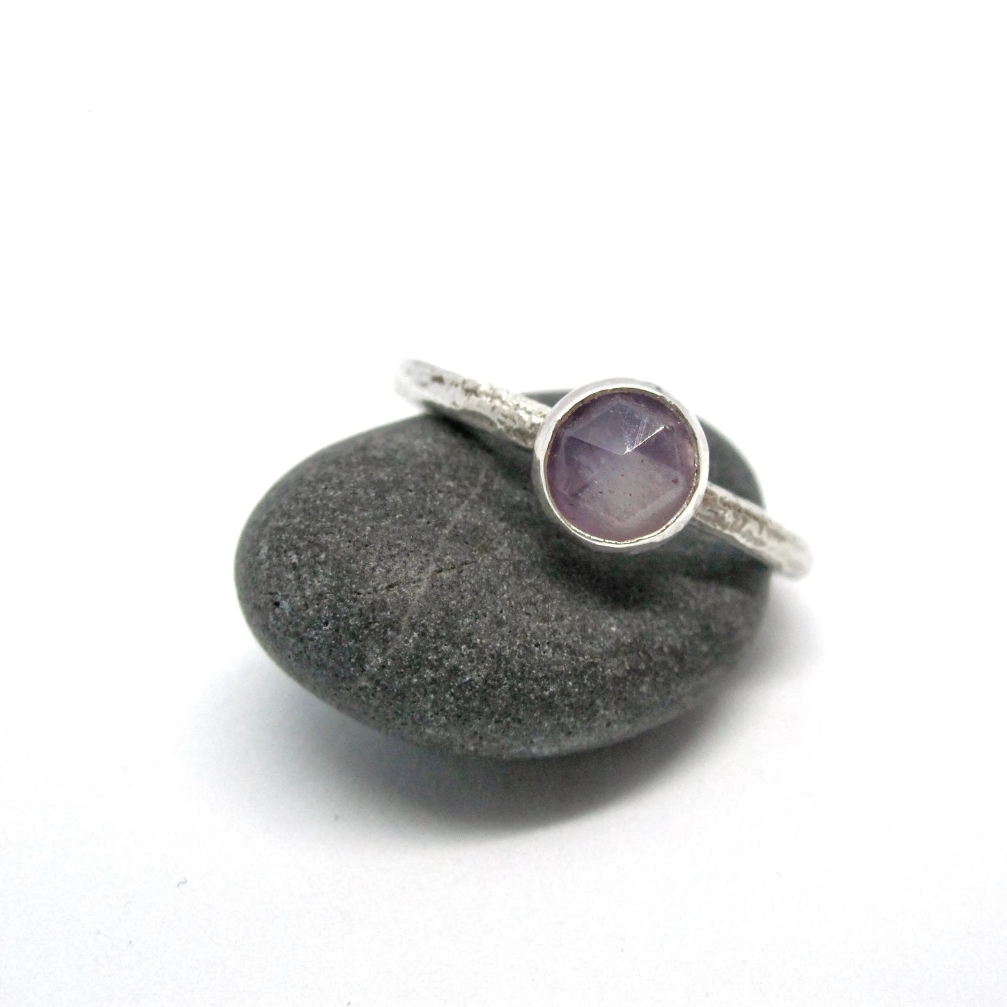 Amethyst Reticulated Ring