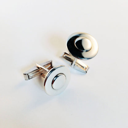 Circular Layered Cufflinks