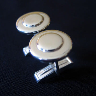 Circular Layered Cufflinks