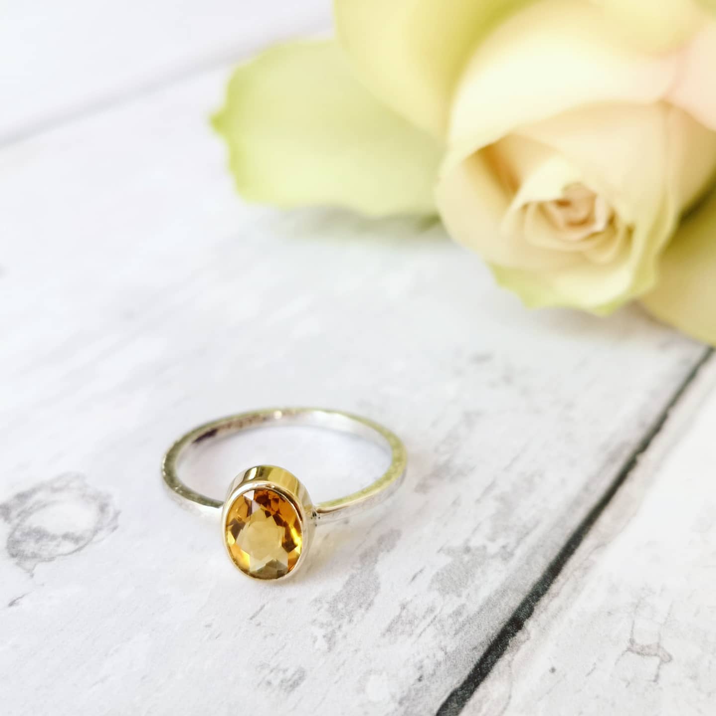 Custom Citrine Ring