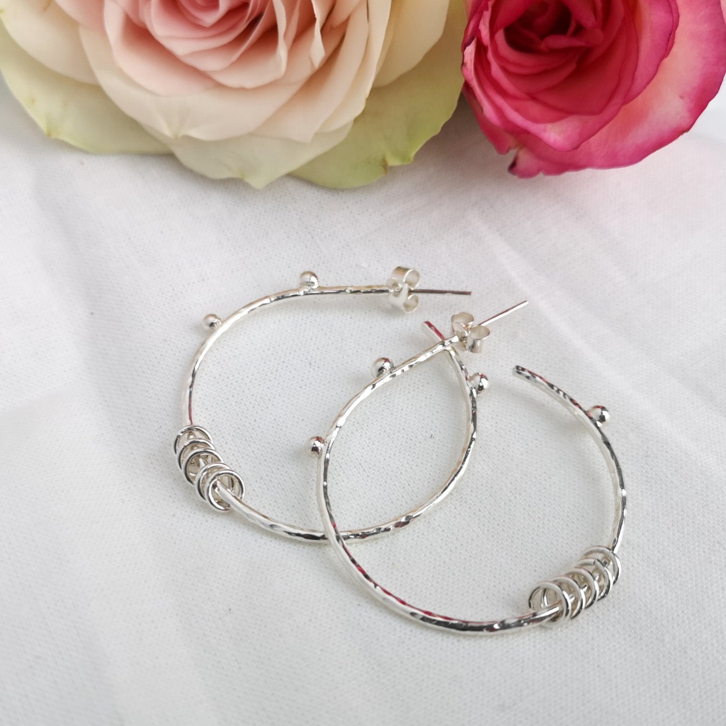Ebb and Flow Large Hoops