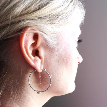Ebb and Flow Large Hoops