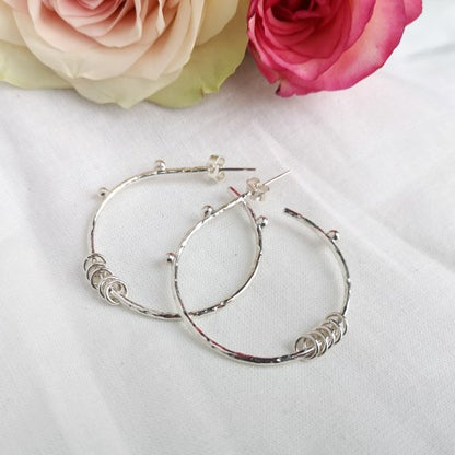 Ebb and Flow Large Hoops