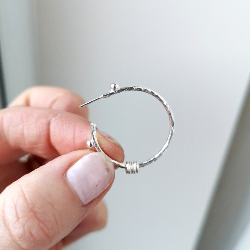 Ebb and Flow Small Hoops