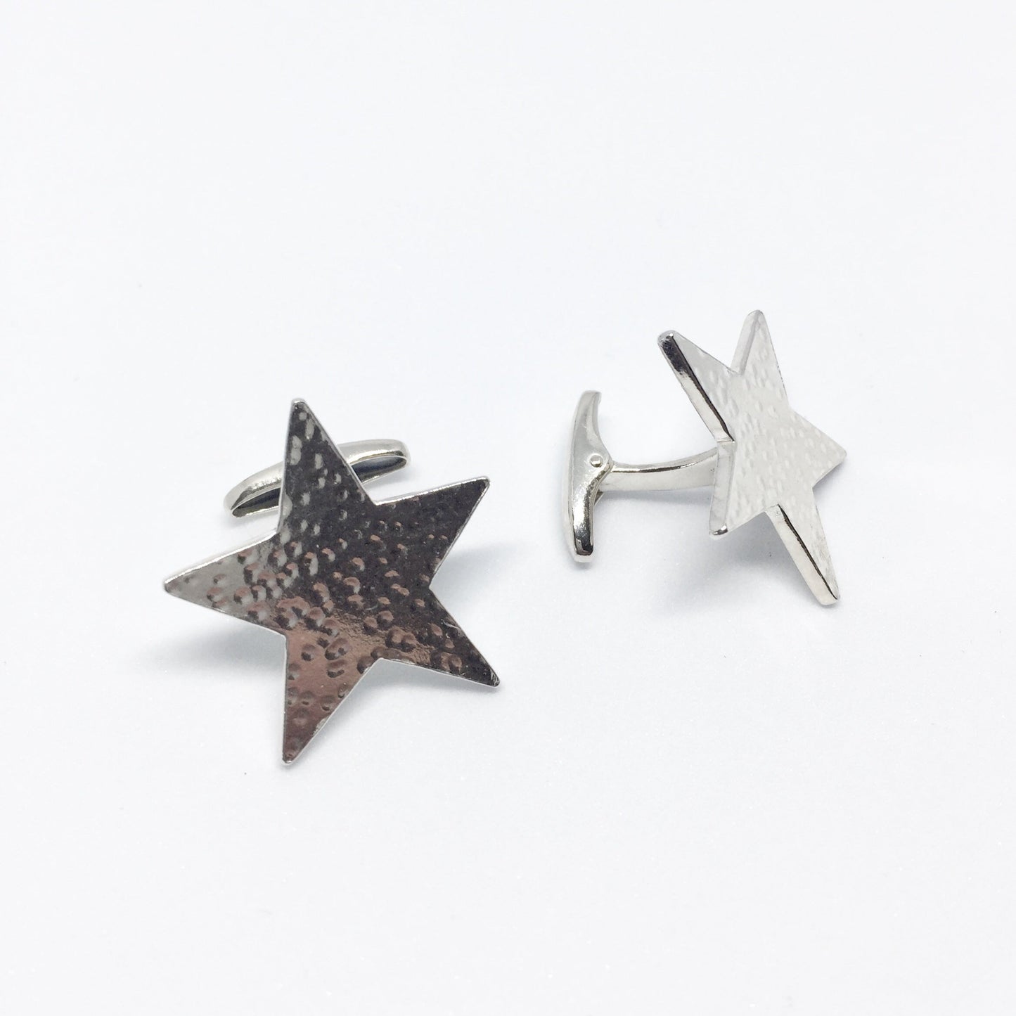 Hammered Star Cufflinks