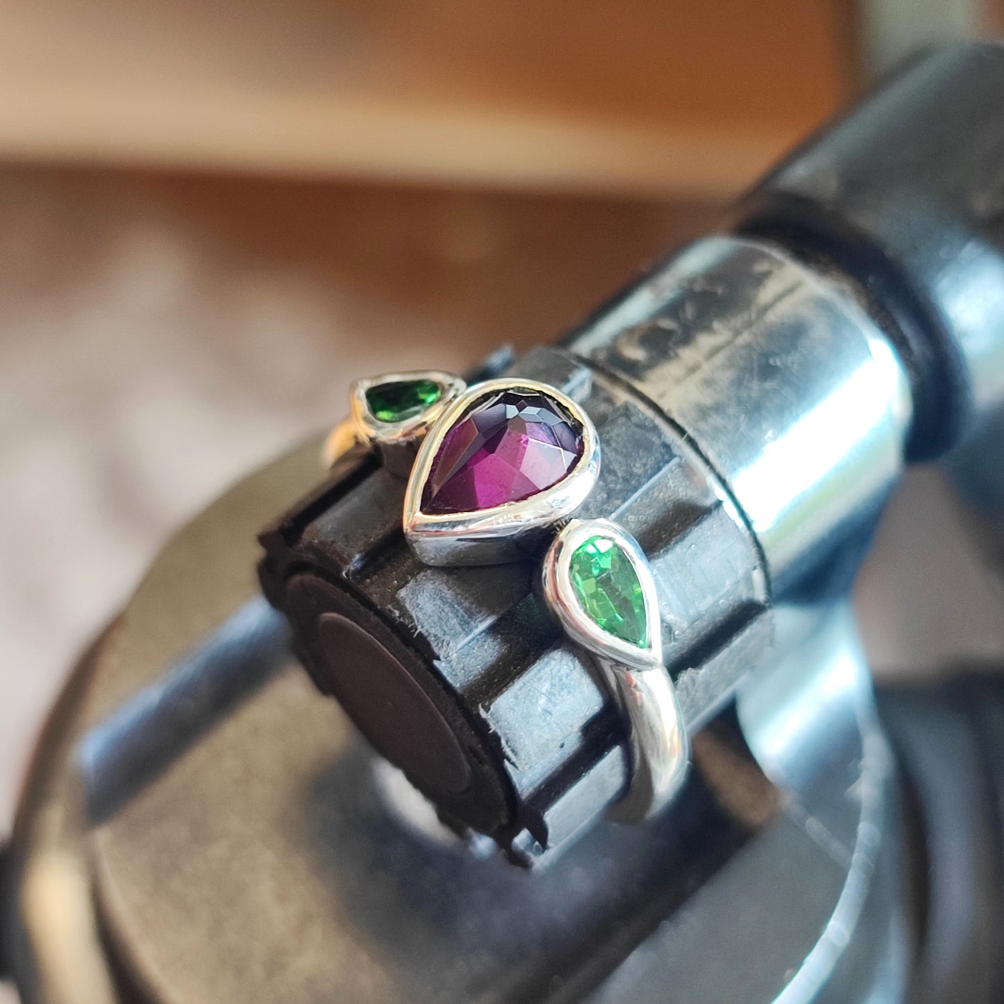 Multi Garnet ring