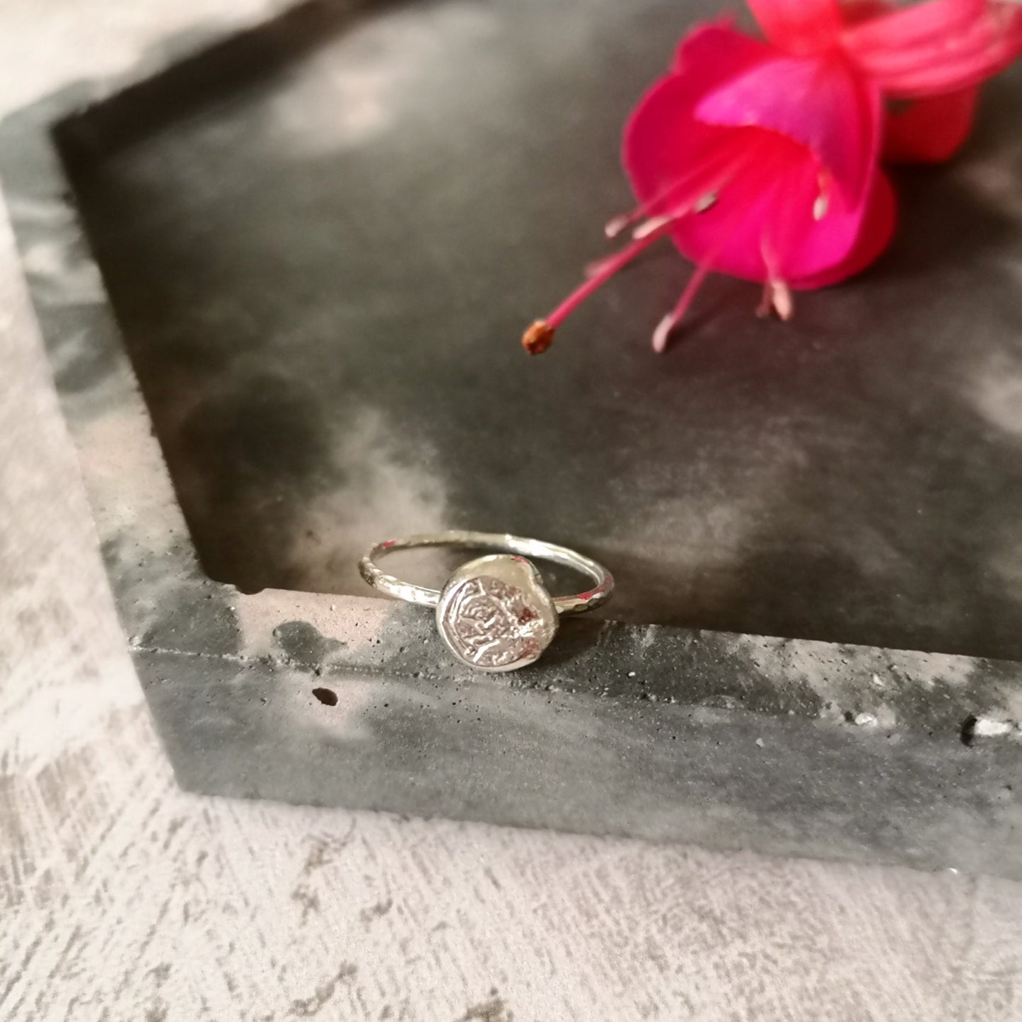 Sterling Silver ‘Puddle’ Ring
